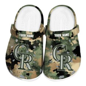 Colorado Rockies Camouflage Craze Crocs Fashion forward