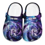Colorado Rockies Galaxy Swirl Crocs Fashion forward