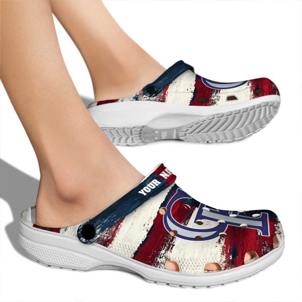 Colorado Rockies Patriotic Stripes Crocs New Arrival