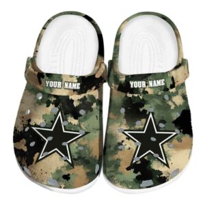 Dallas Cowboys Camouflage Craze Crocs Fashion forward