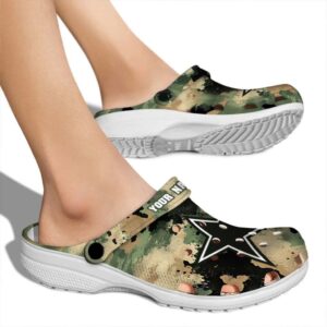Dallas Cowboys Camouflage Craze Crocs New Arrival