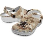 Dallas Cowboys Desert Camo Crocs Fashion forward