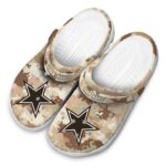 Dallas Cowboys Desert Camo Crocs Fashion forward