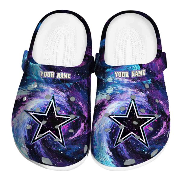 Dallas Cowboys Galaxy Swirl Crocs Fashion forward