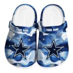 Dallas Cowboys Ocean Waves Crocs Fashion forward