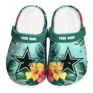 Dallas Cowboys Tropical Vibes Crocs Fashion forward