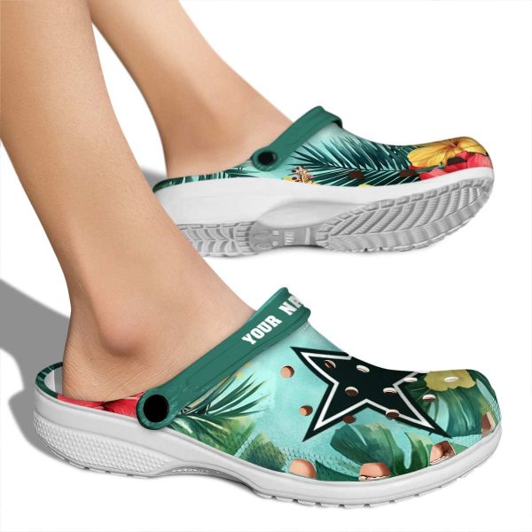 Dallas Cowboys Tropical Vibes Crocs New Arrival
