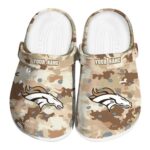 Denver Broncos Desert Camo Crocs Fashion forward