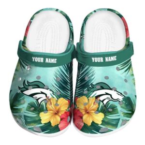 Denver Broncos Tropical Vibes Crocs Fashion forward