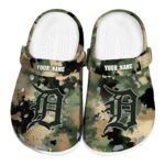 Detroit Tigers Camouflage Craze Crocs Fashion forward