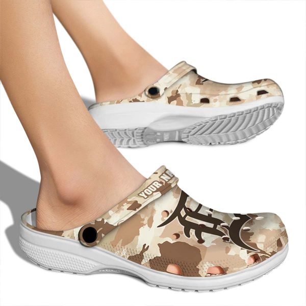 Detroit Tigers Desert Camo Crocs New Arrival