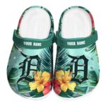 Detroit Tigers Tropical Vibes Crocs Fashion forward
