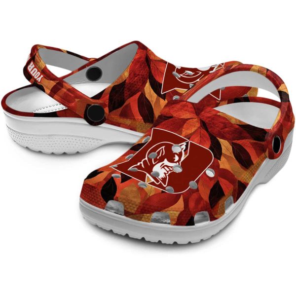 Duke Blue Devils Autumn Leaves Crocs Premium grade