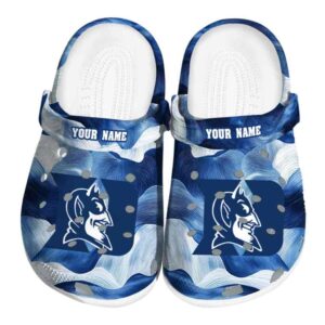 Duke Blue Devils Ocean Waves Crocs Fashion forward