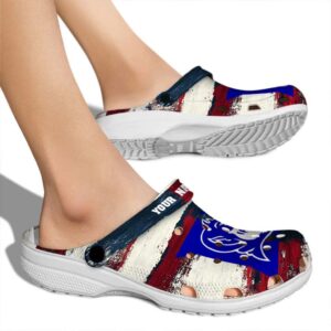 Duke Blue Devils Patriotic Stripes Crocs New Arrival