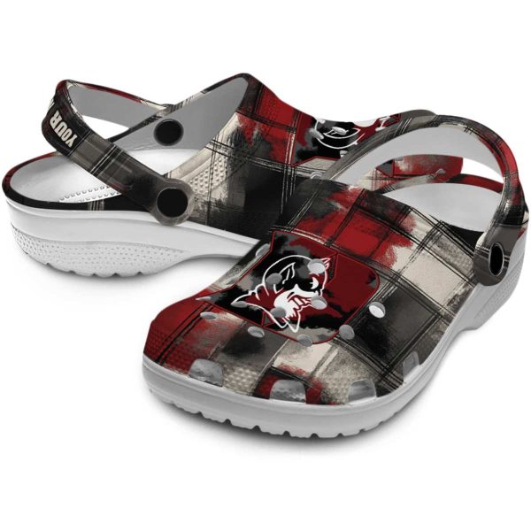Duke Blue Devils Plaid Fusion Crocs Premium grade
