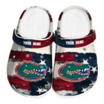 Florida Gators Patriotic Stripes Crocs Fashion forward