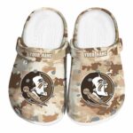 Florida State Seminoles Desert Camo Crocs Fashion forward