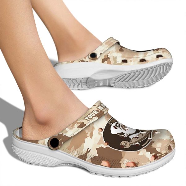 Florida State Seminoles Desert Camo Crocs New Arrival