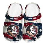 Florida State Seminoles Patriotic Stripes Clog 1 Florida State Seminoles Patriotic Stripes Crocs Fashion forward