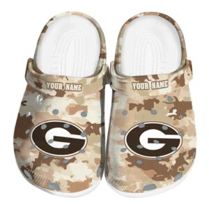 Georgia Bulldogs Desert Camo Crocs Fashion forward