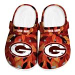 Green Bay Packers Autumn Leaves Crocs Fashion forward