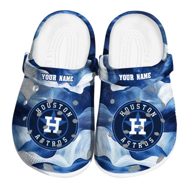 Houston Astros Ocean Waves Crocs Fashion forward