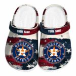 Houston Astros Patriotic Stripes Crocs Fashion forward