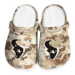 Houston Texans Desert Camo Crocs Fashion forward
