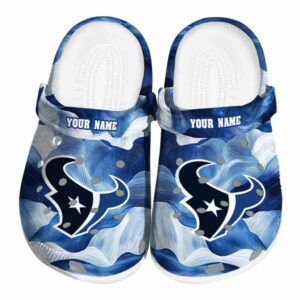 Houston Texans Ocean Waves Crocs Fashion forward