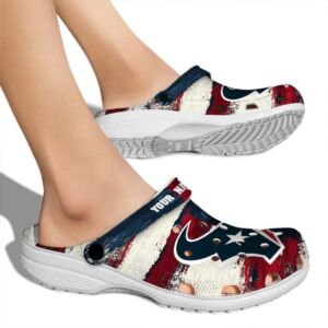 Houston Texans Patriotic Stripes Crocs New Arrival