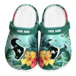 Houston Texans Tropical Vibes Crocs Fashion forward