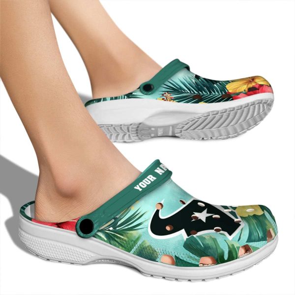 Houston Texans Tropical Vibes Crocs New Arrival