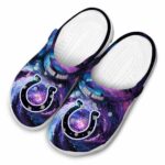 Indianapolis Colts Galaxy Swirl Crocs Fashion forward