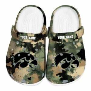 Iowa Hawkeyes Camouflage Craze Crocs Fashion forward