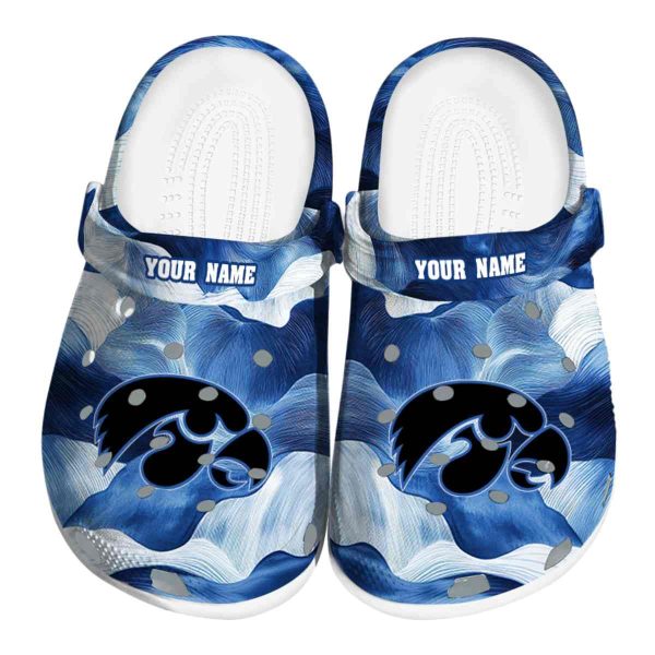 Iowa Hawkeyes Ocean Waves Crocs Fashion forward