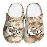 Kansas City Chiefs Desert Camo Crocs Fashion forward