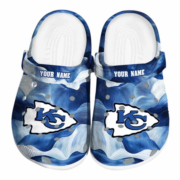Kansas City Chiefs Ocean Waves Crocs Fashion forward