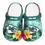Kansas City Chiefs Tropical Vibes Crocs Fashion forward