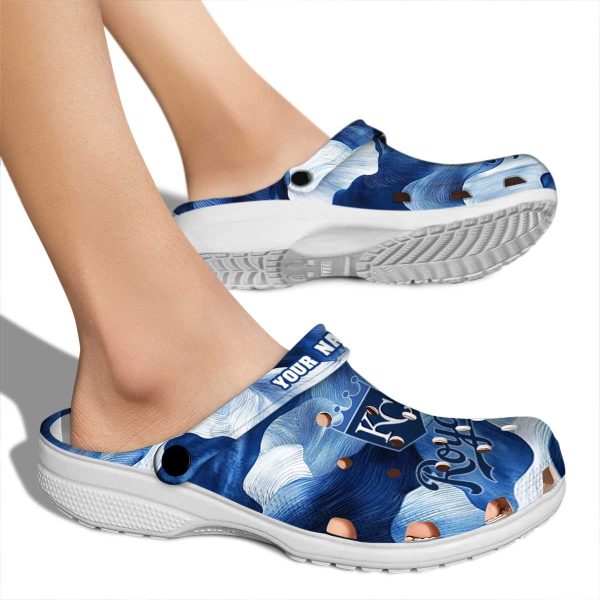 Kansas City Royals Ocean Waves Crocs New Arrival
