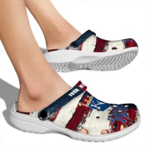 Kansas City Royals Patriotic Stripes Crocs New Arrival