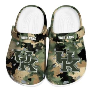 Kentucky Wildcats Camouflage Craze Crocs Fashion forward