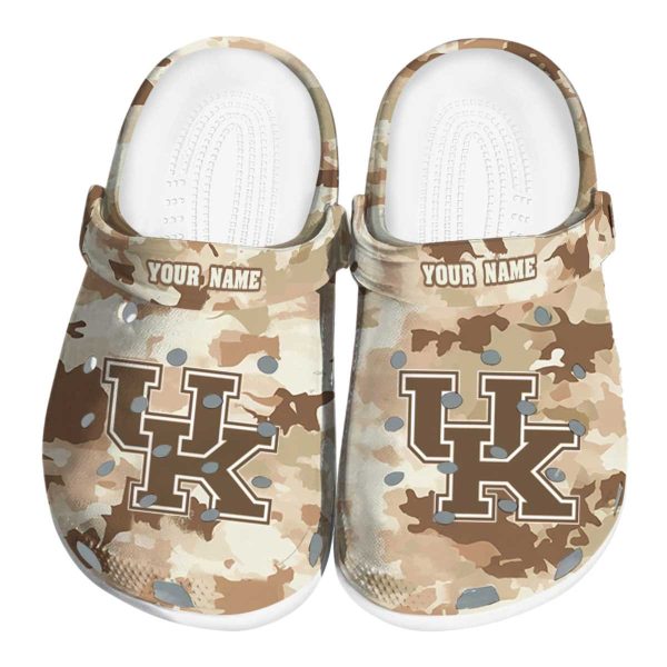 Kentucky Wildcats Desert Camo Crocs Fashion forward