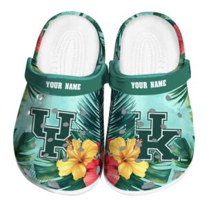 Kentucky Wildcats Tropical Vibes Crocs Fashion forward