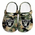 Las Vegas Raiders Camouflage Craze Crocs Fashion forward