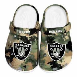 Las Vegas Raiders Camouflage Craze Crocs Fashion forward