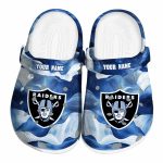 Las Vegas Raiders Ocean Waves Crocs Fashion forward