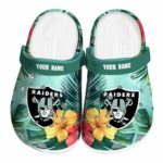Las Vegas Raiders Tropical Vibes Crocs Fashion forward