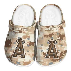 Los Angeles Angels Desert Camo Crocs Fashion forward