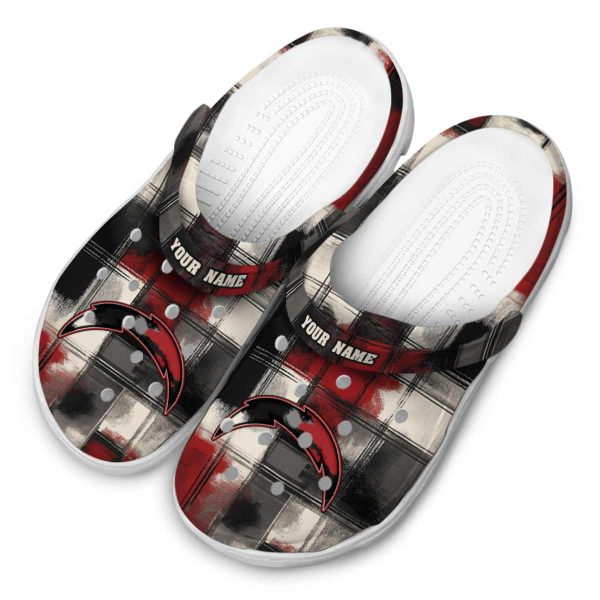 Los Angeles Chargers Plaid Fusion Crocs Top rated